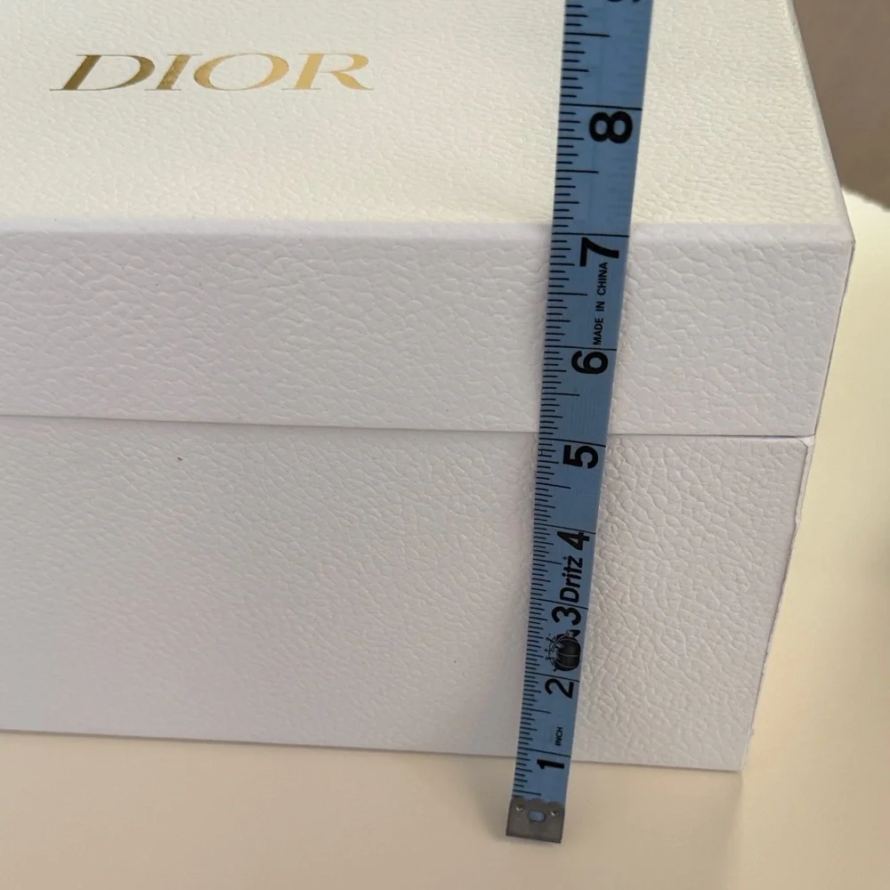 Dior White and Gold Luxury Gift Box